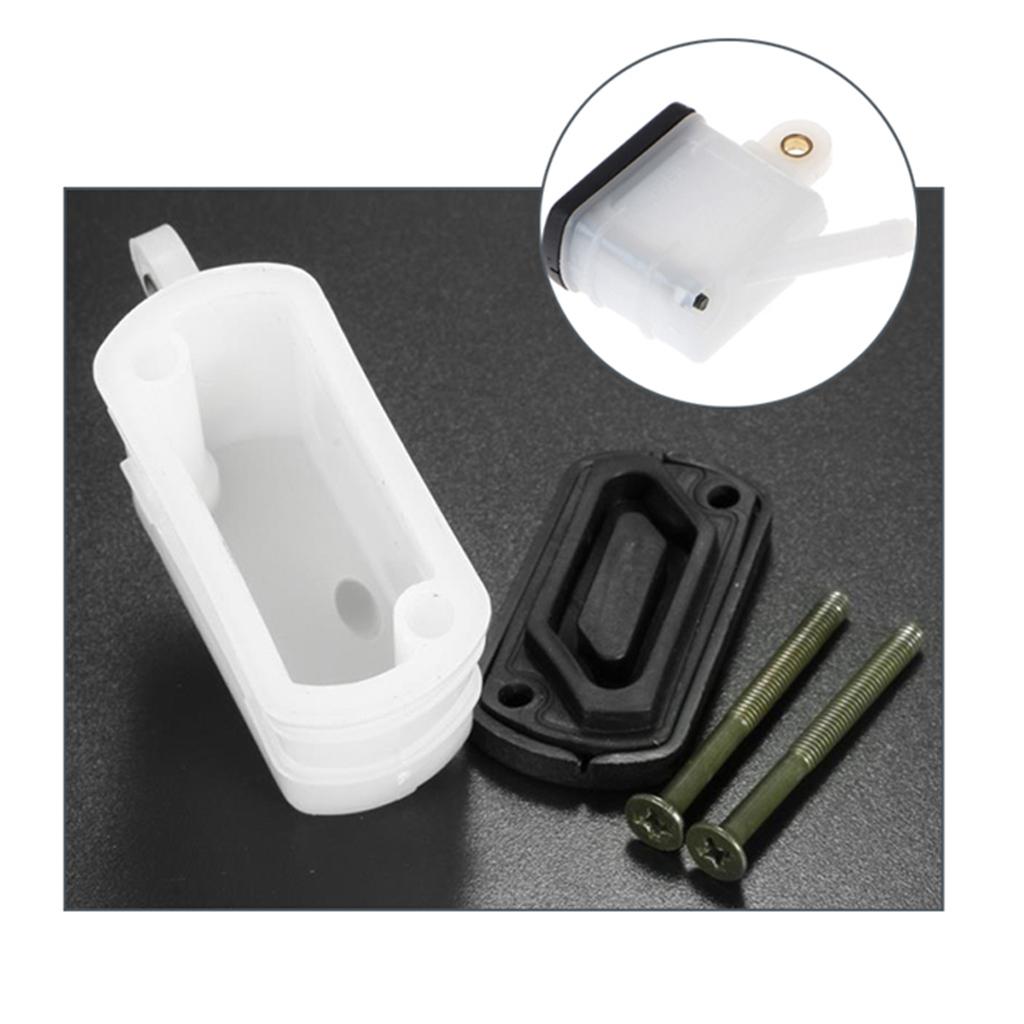 2xMotorcycle Rear Brake Master Cylinder Tank Oil Cup Fluid Bottle Reservoir