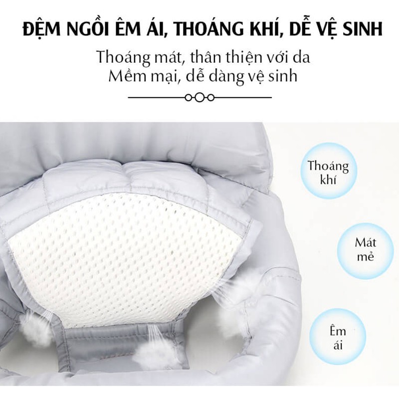 Xe tập đi Chilux Walk G, thiết kế không góc cạnh, gấp gọn dễ dàng, đạt chuẩn châu âu, có bàn đồ chơi phát nhạc