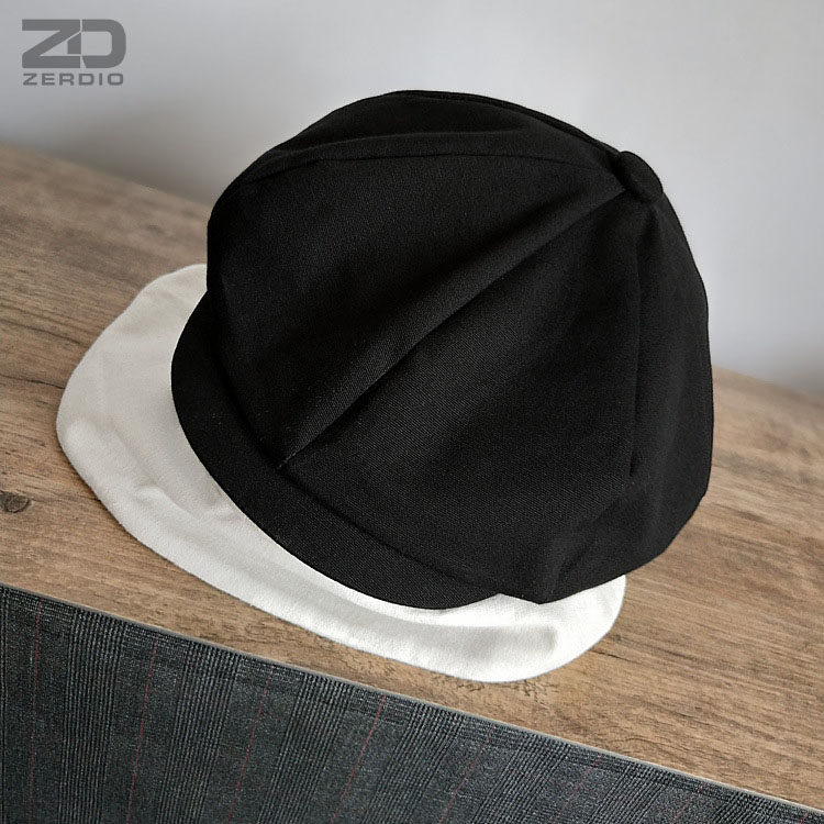 Nón Bánh Tiêu Nam Nữ, Mũ Nồi Beret Vải Cotton Nguyên Chất MN042