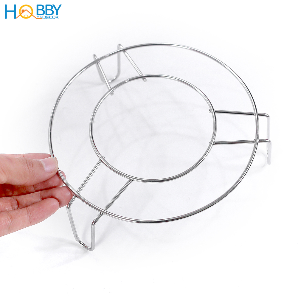 Vỉ rế hấp nồi Inox 304 đường kính 17cm Hobby Home Decor DCT17 - chân đế cao 5.5cm không rỉ sét