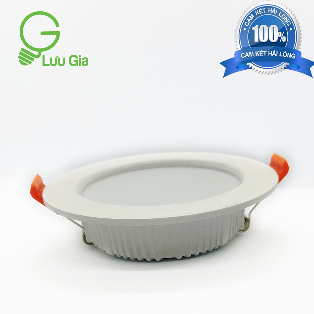 Đèn Led Âm Trần 9w Lỗ Khoét 90mm 3 Màu