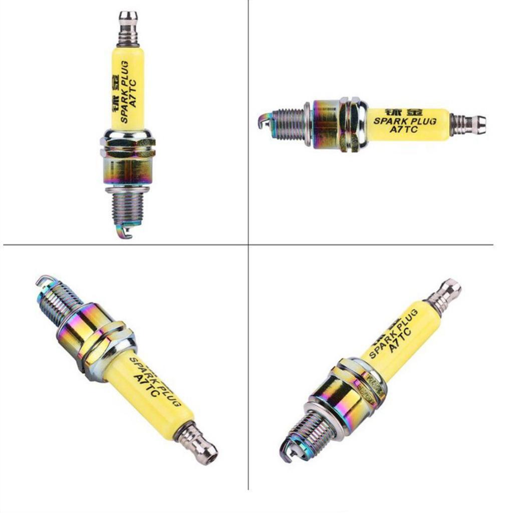 4Pcs A7TC Spark Plugs for Motorcycle Scooter GY6 50cc 125cc 150cc ATV