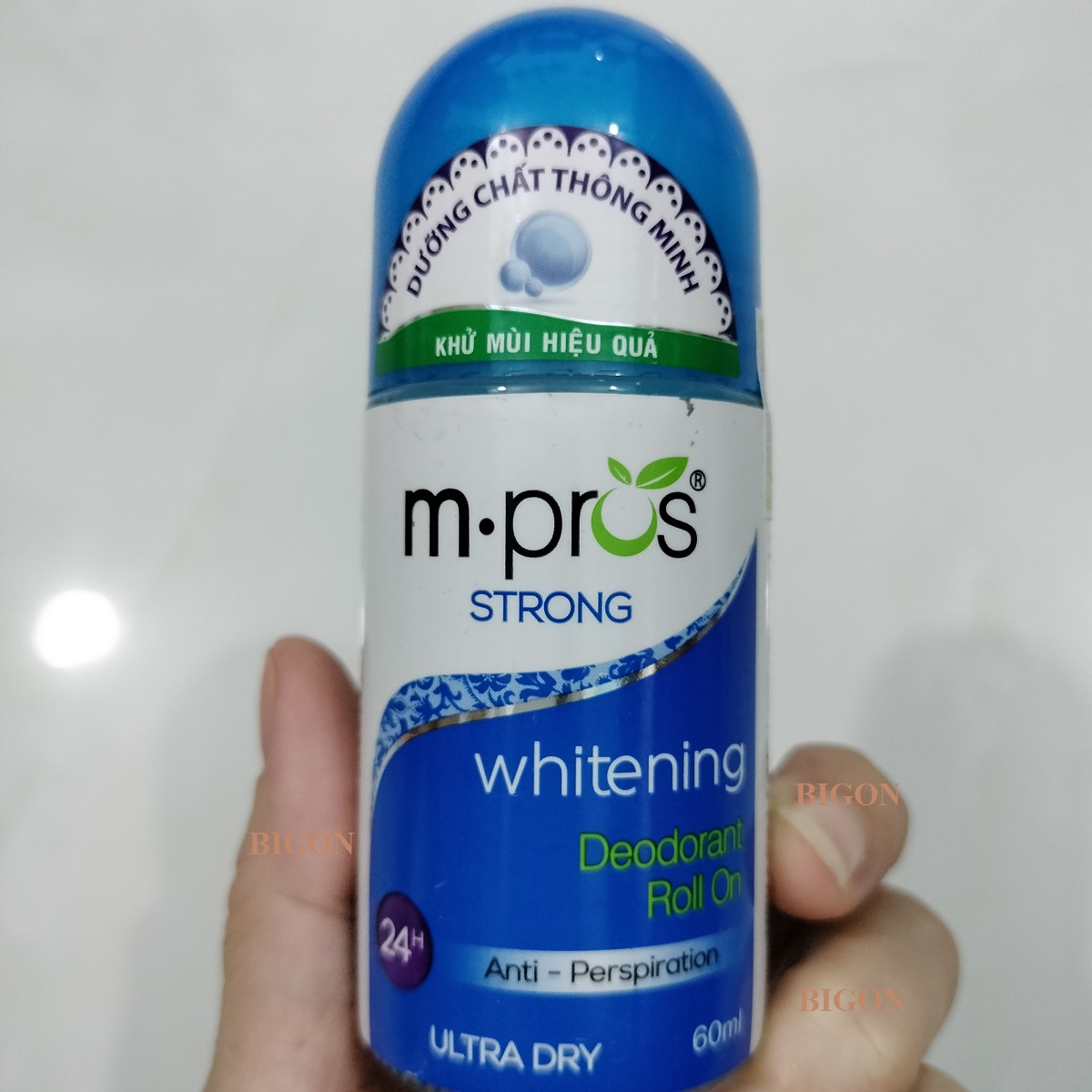 Lăn Khử Mùi M.Pros 60ml - Trắng Mịn - Năng Động - Khử Mùi Hiệu Quả