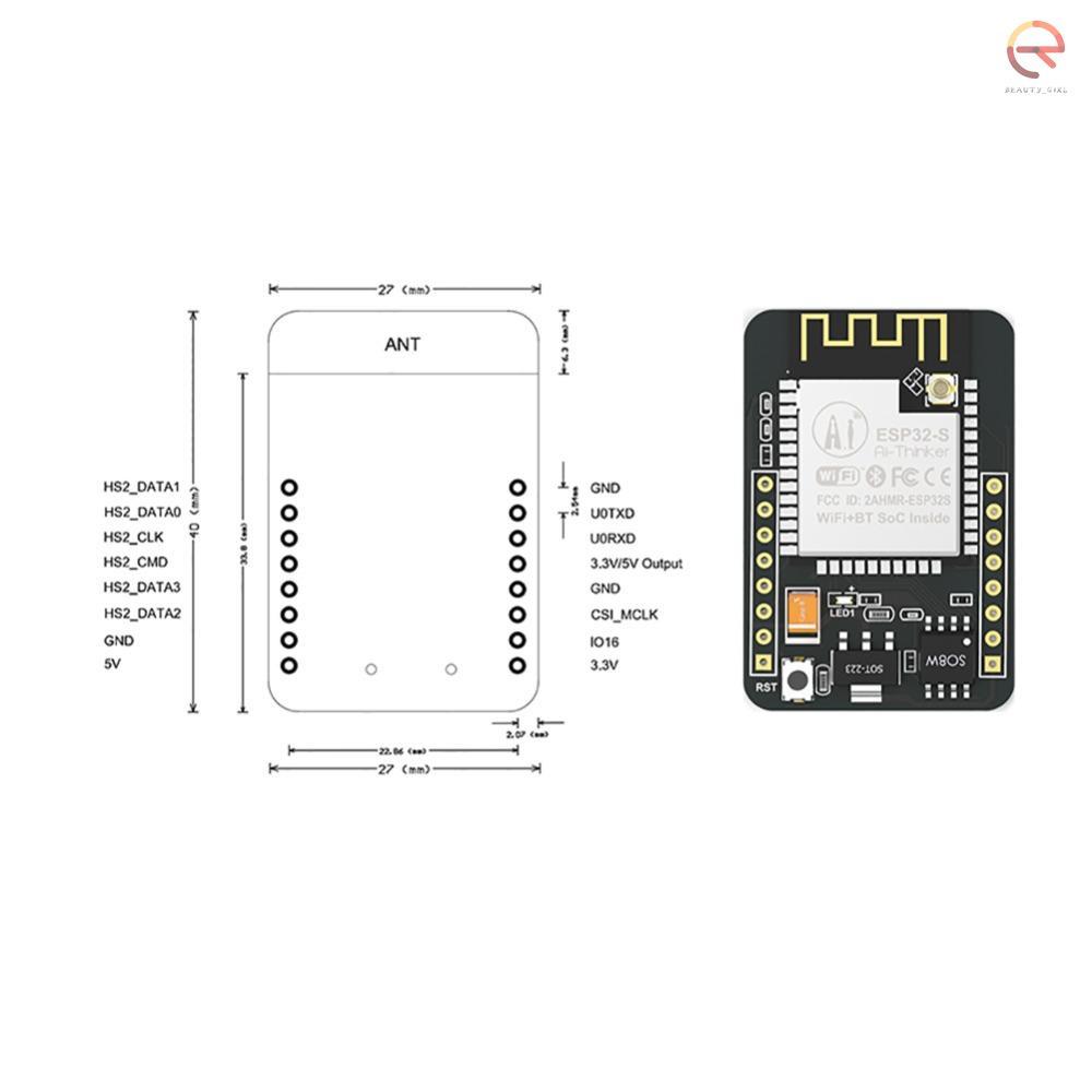 Bảng Mạch Phát Triển Wifi Esp32-Cam Esp32 Esp32 Kèm Mô Đun Ov2640