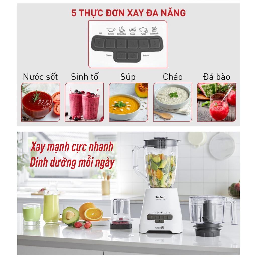 Máy xay sinh tố, xay thịt, xay thực phẩm Tefal BL47YB66 800W 2L - Hàng Chính Hãng