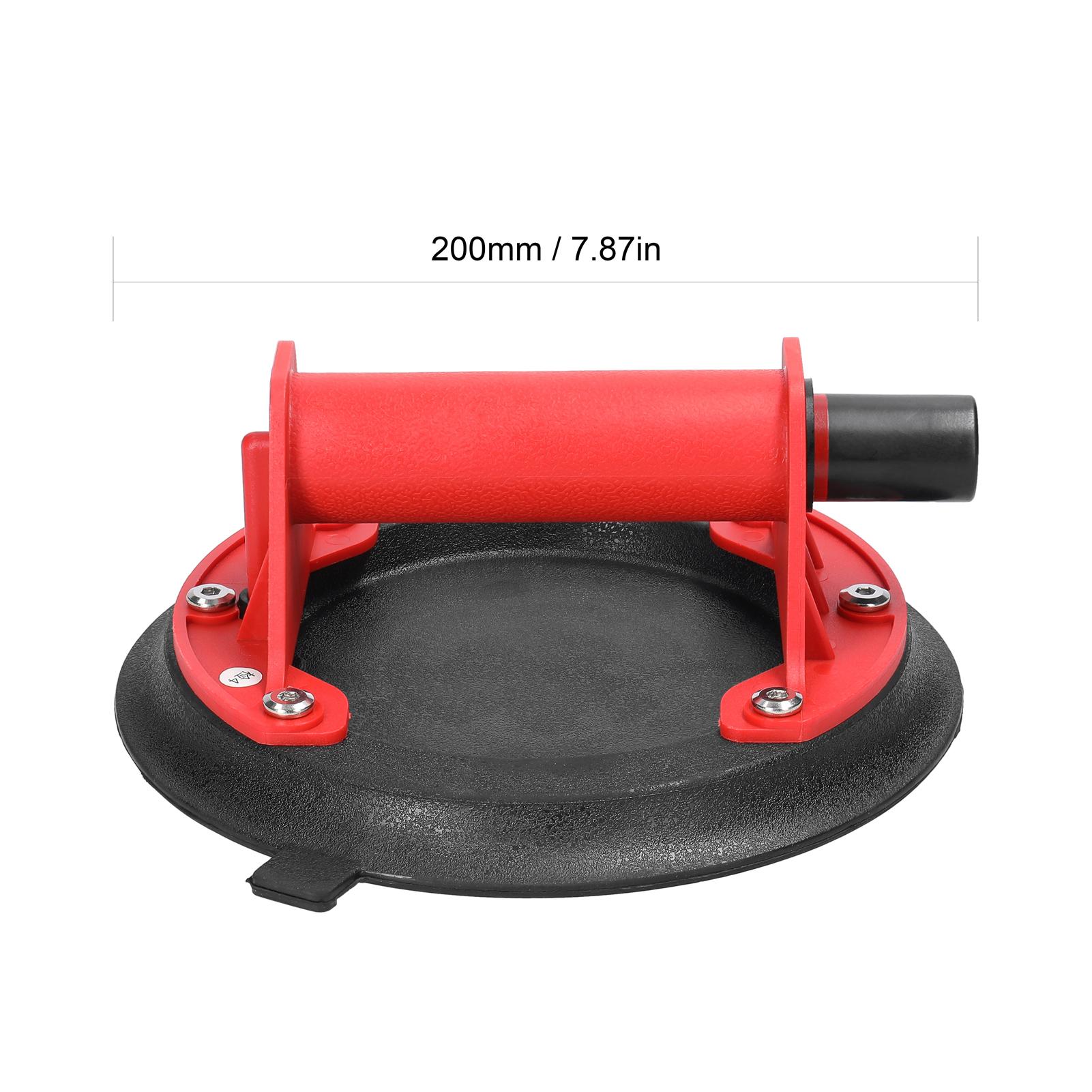 200mm Diameter Vacuum Suction Cup 100kg High Bearing Capacity Heavy Duty Vacuum Ceramic Tile Lifter for Granite Glass Lifting Tool