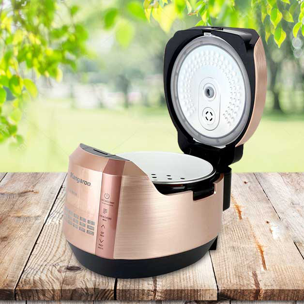 Nồi Cơm Điện Tử Kangaroo KG596 - Vàng đồng - Hàng chính hãng