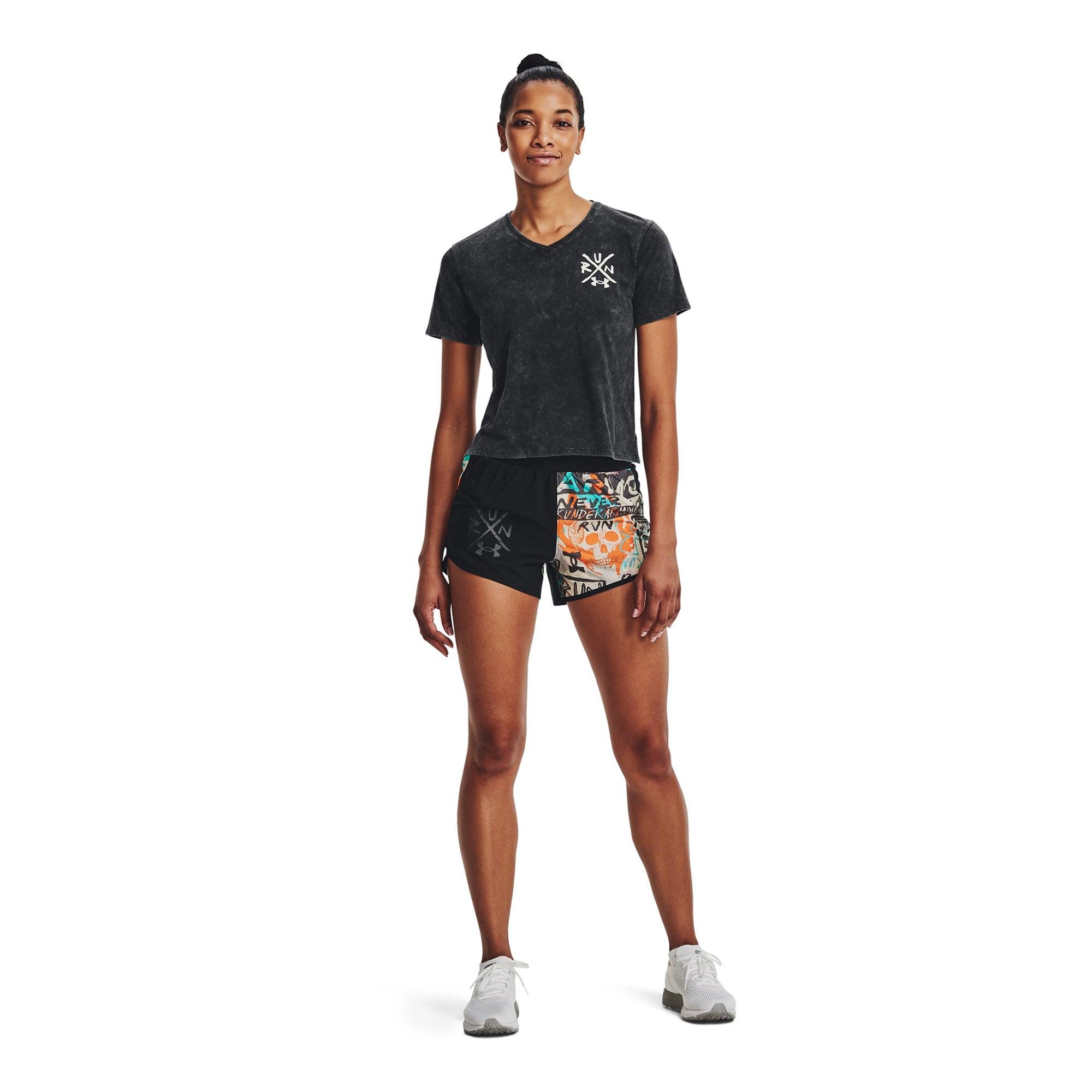 Áo tay ngắn thể thao nữ Under Armour Destroy All Miles Ii - 1370372-001