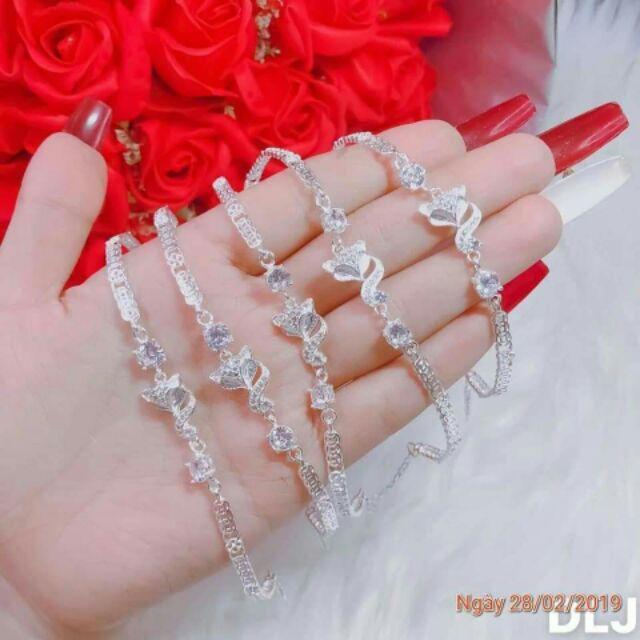 Lắc tay hồ ly bạc