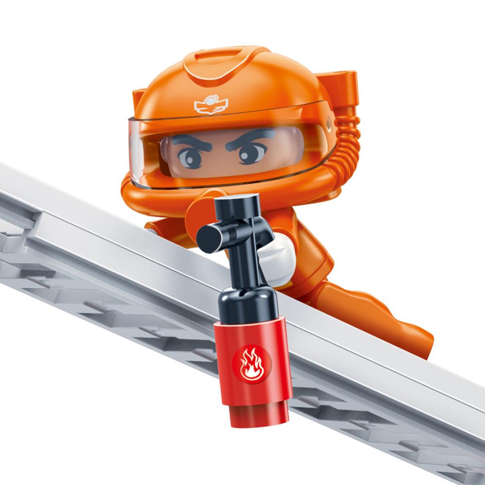 Đồ Chơi Lắp Ráp Xe Cứu Hỏa Đô Thị - City Fire Ladder Truck - Toys&amp;Joys 7131 (229 Mảnh Ghép)