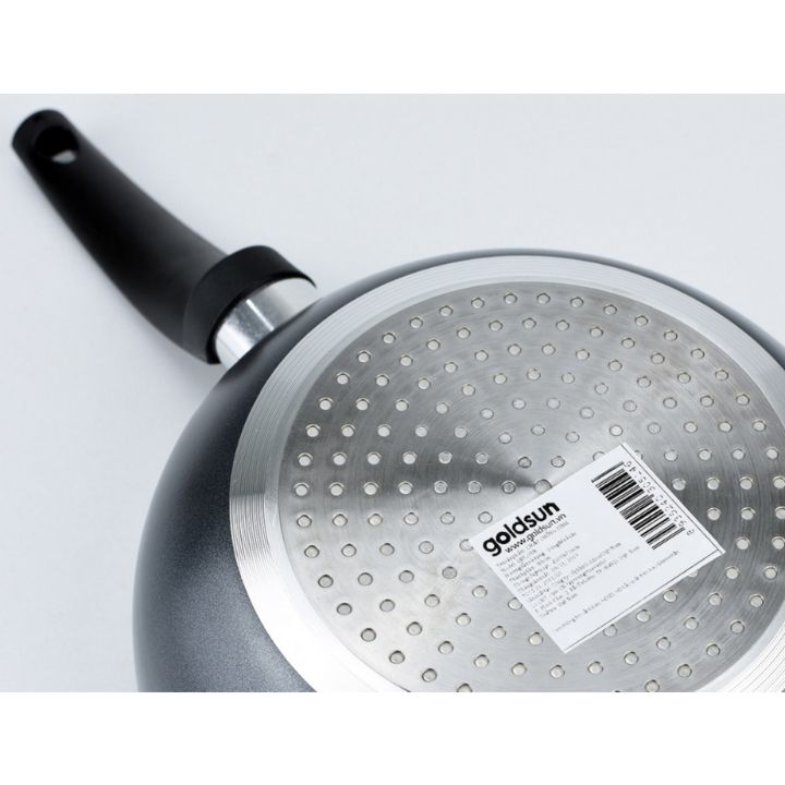 Chảo chống dính sâu lòng đáy từ Goldsun GPA1005-20IH, đường kính 20cm dùng mọi loại bếp, công nghệ chống dính Mỹ - Hàng chính hãng