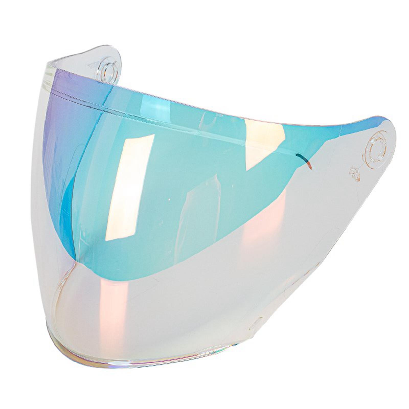 Helmet Visor Shield ,Open Face Shield Motorbikes Supplies Helmet Glass Fits for Kyt Nfj Helmets Easy to Install