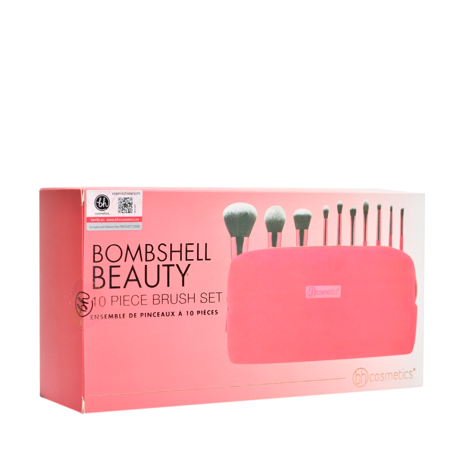 Bộ Cọ Trang Điểm 10 Cây Bh Cosmetics Bombshell Beauty