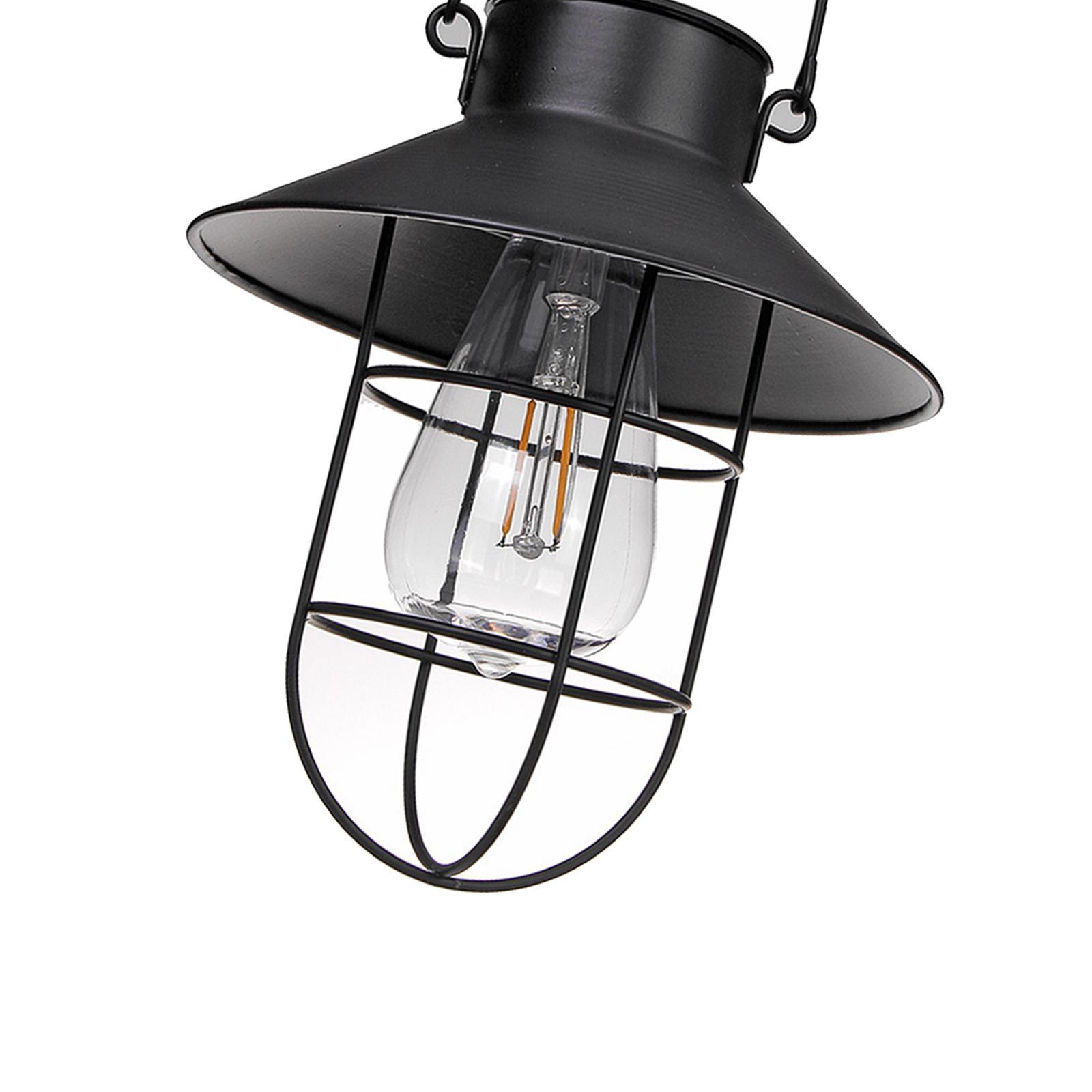 Solar Lamp Outdoor Garden Lights Black