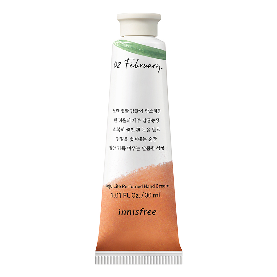 Kem Dưỡng Da Tay Innisfree Jeju Life Perfumed Hand Cream Tháng 02 - Hương Tangerine Farm 30ml - 131170728