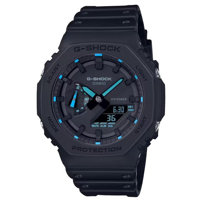 Đồng Hồ Nam Dây Nhựa Casio G-Shock GA-2100-1A2DR Chính Hãng - GA-2100-1A2 Carbon Core