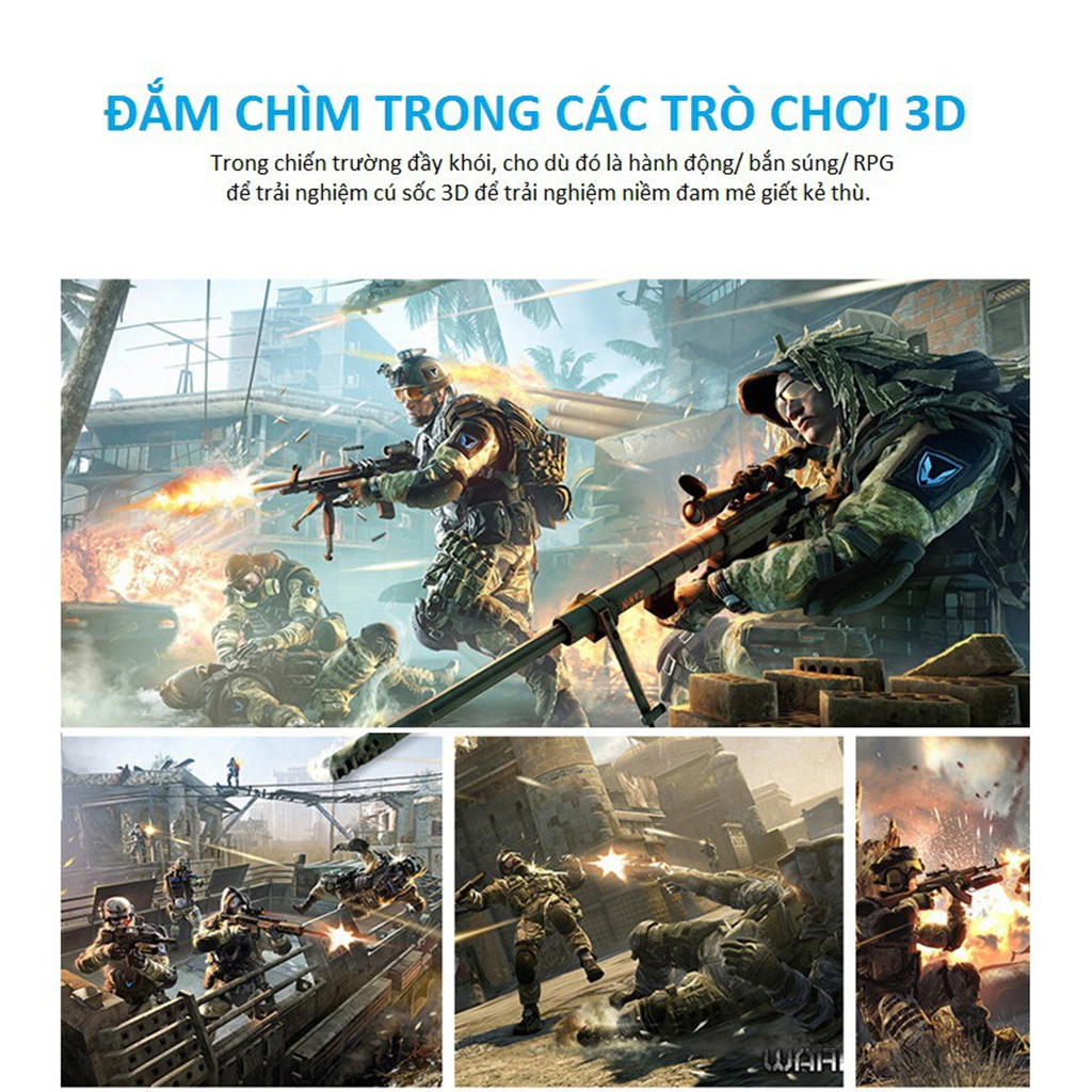 Kính thực tế ảo 3D VR Shinecon G04EA - Phiên bản Hot 2020 ,kính thực tế ảo xem phim, kính thực tế ảo chơi game - Hàng nhập khẩu