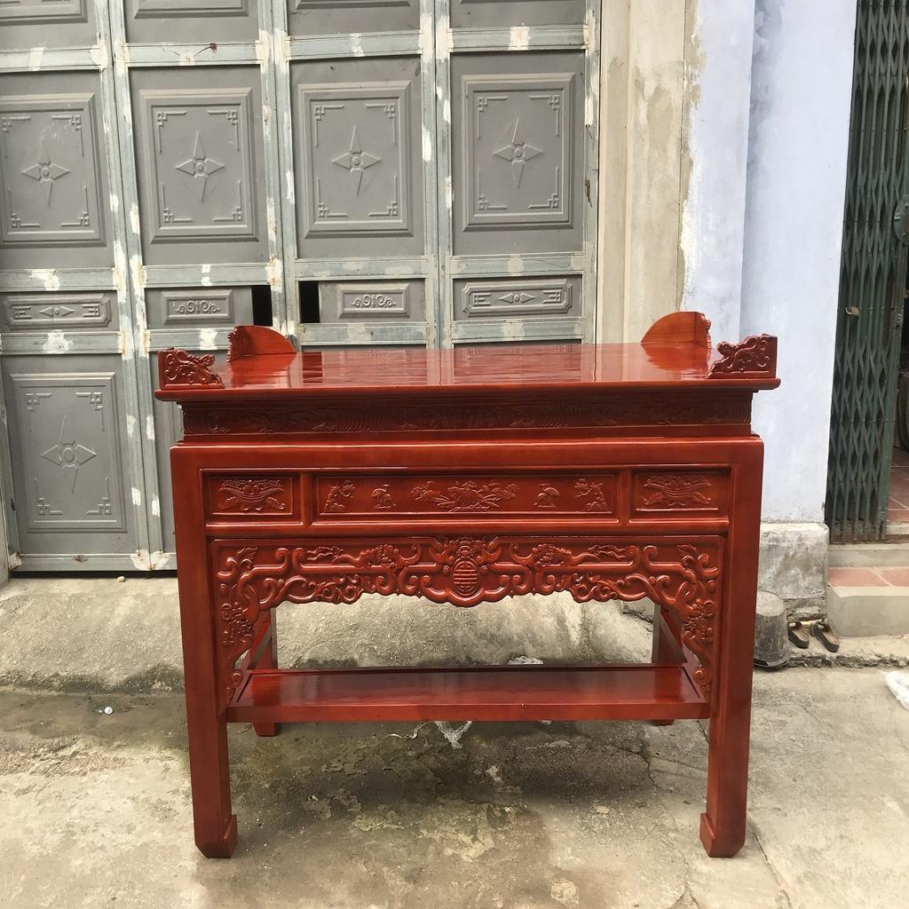 Án Gian Thờ Gỗ Thông Đức Chân 10