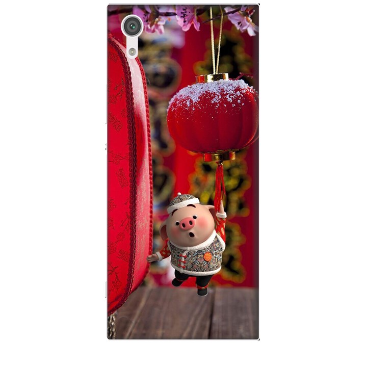 Ốp lưng dành cho điện thoại SONY XA1 Heo Chúc Tết