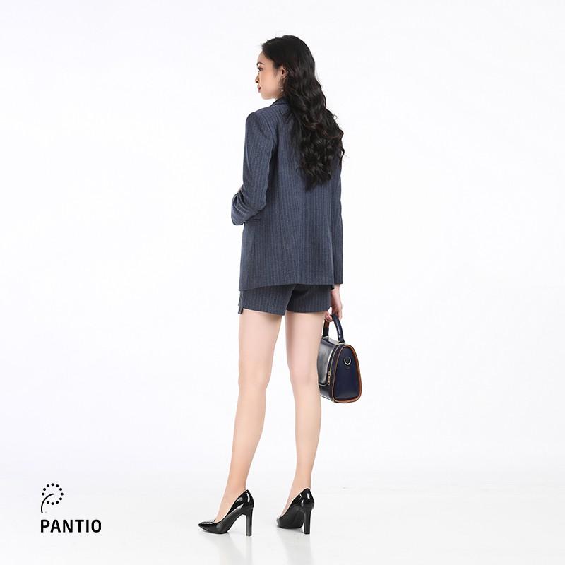 Áo vest nữ kẻ, hai túi BAV92243 - PANTIO