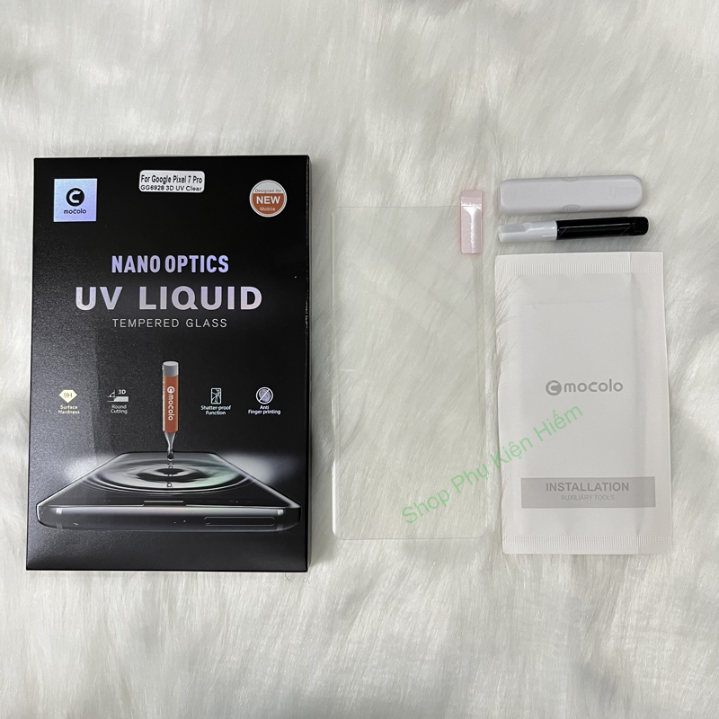 Kính cường lực full dành cho Pixel 7 Pro keo UV Mocolo - Hàng nhập khẩu