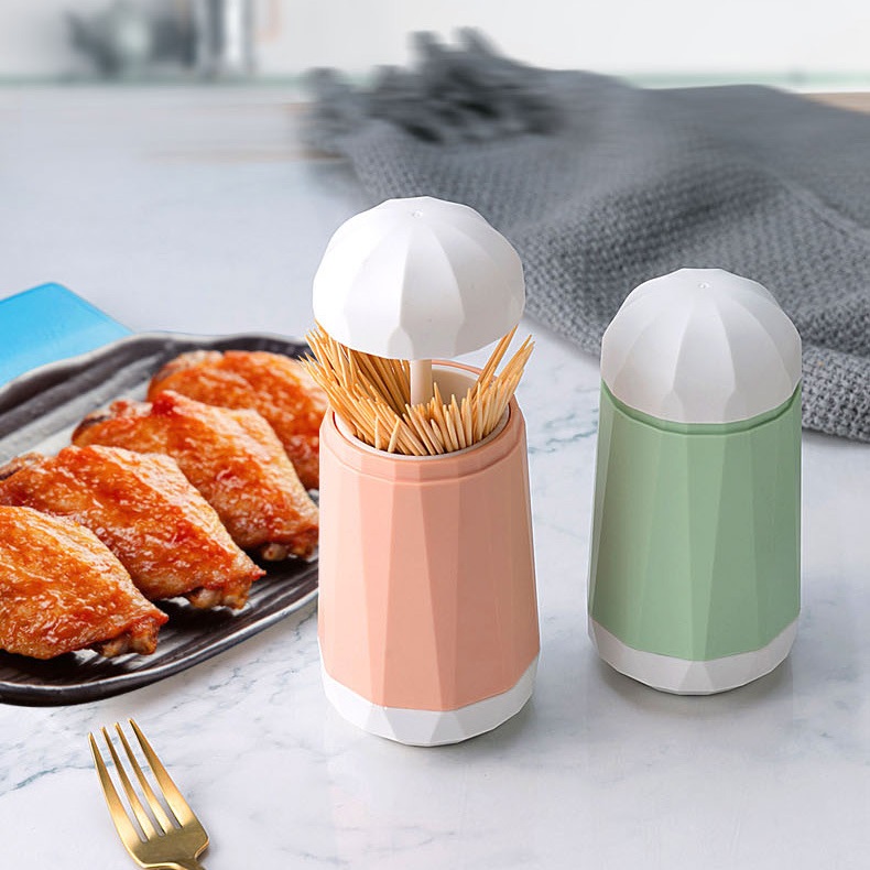 Hộp Đựng Tăm Cao Cấp Có Nắp Ấn Kiểu Hàn Quốc