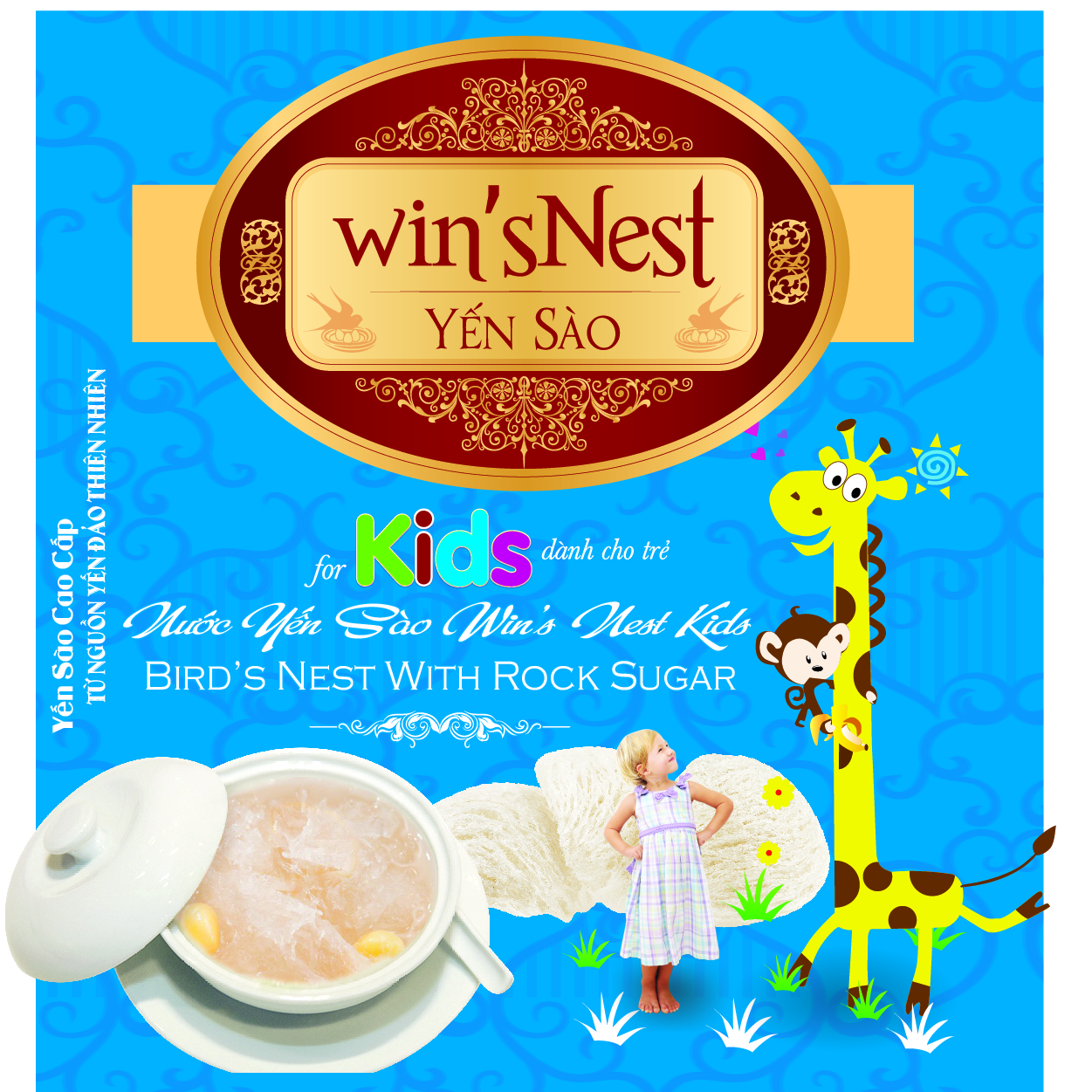 Thùng 72 lọ Nước Yến Sào win'sNest Kids (70ml/lọ)