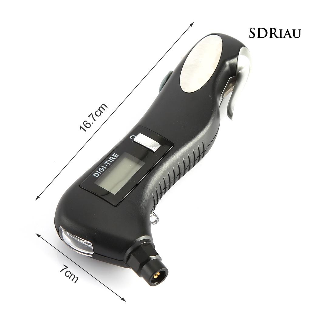 Đồng Hồ Đo Áp Suất Lốp Xe Điện Tử Jz-405B Có Đèn Led