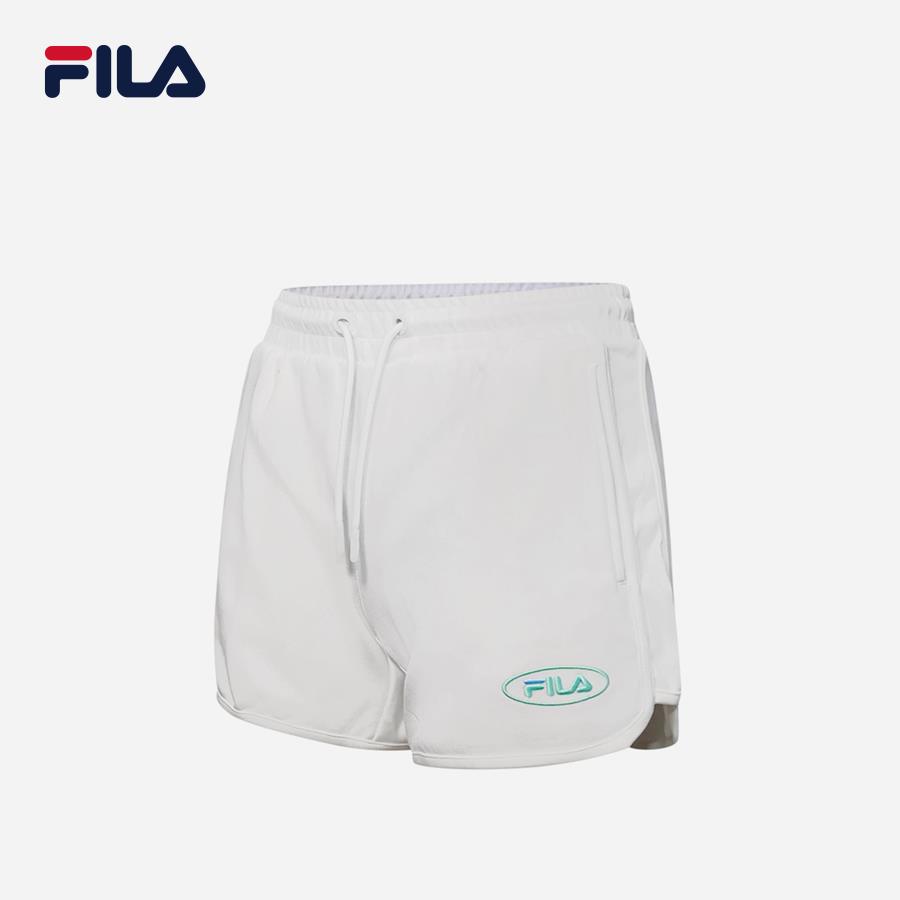 Quần ngắn thời trang nữ Fila Carnevale Di Regular Small Logo - FW2HPF2115F-WHI