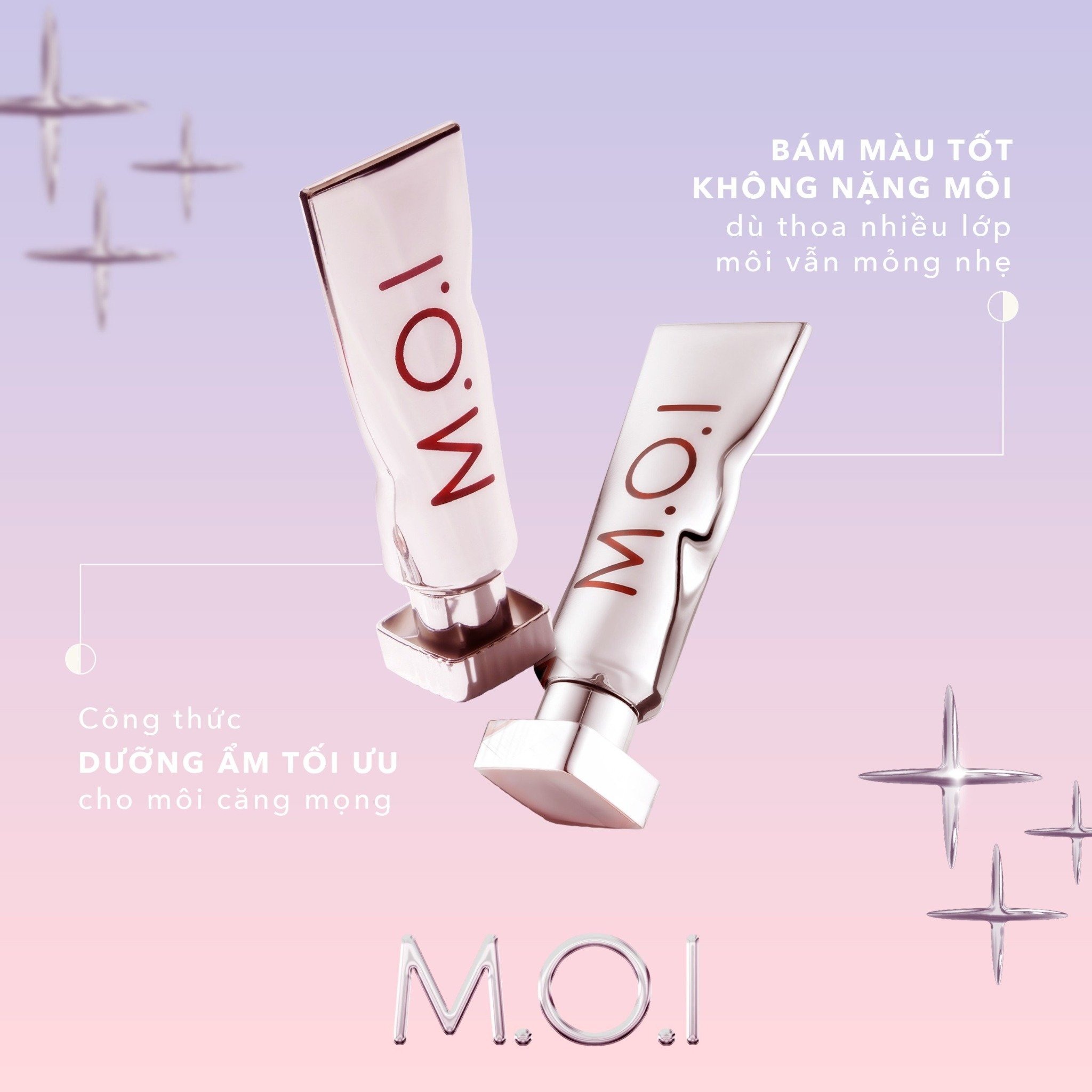 SON DƯỠNG CÓ MÀU JELLY LIPGLOSS M.O.I HỒ NGỌC HÀ