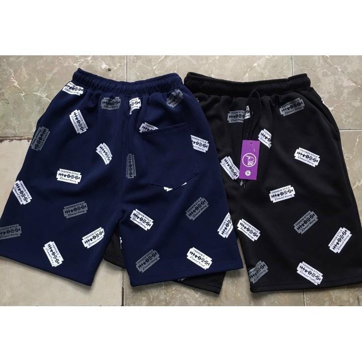 Quần short unisex chất vải poly co giãn