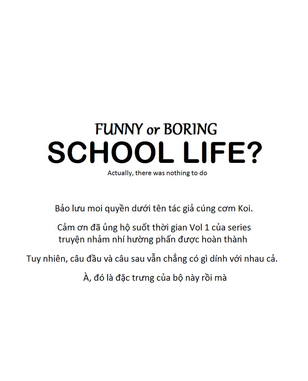 funny or boring school life? chapter 5 15