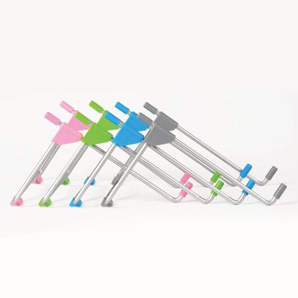 MagiDeal Aluminum Laptop Stand Holder Angle Height Adjustable for Laptop