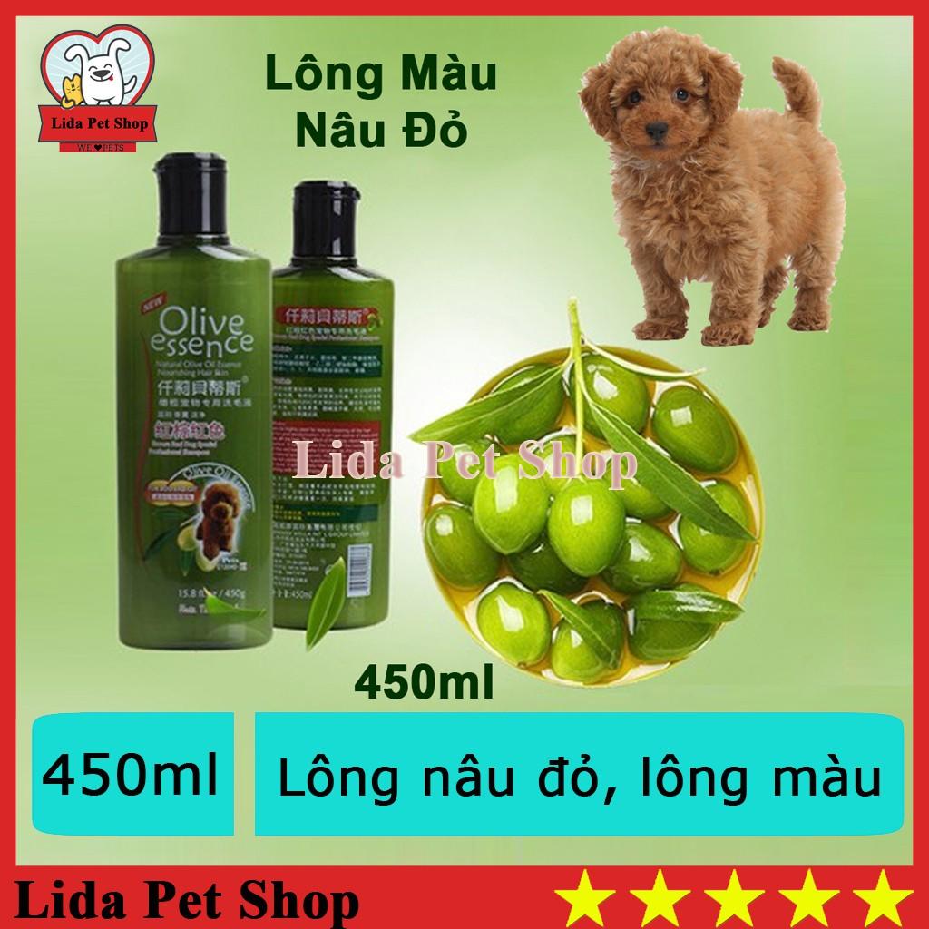 Sữa Tắm Olive Essence tinh dầu oliu 450ml Cho Chó Mèo