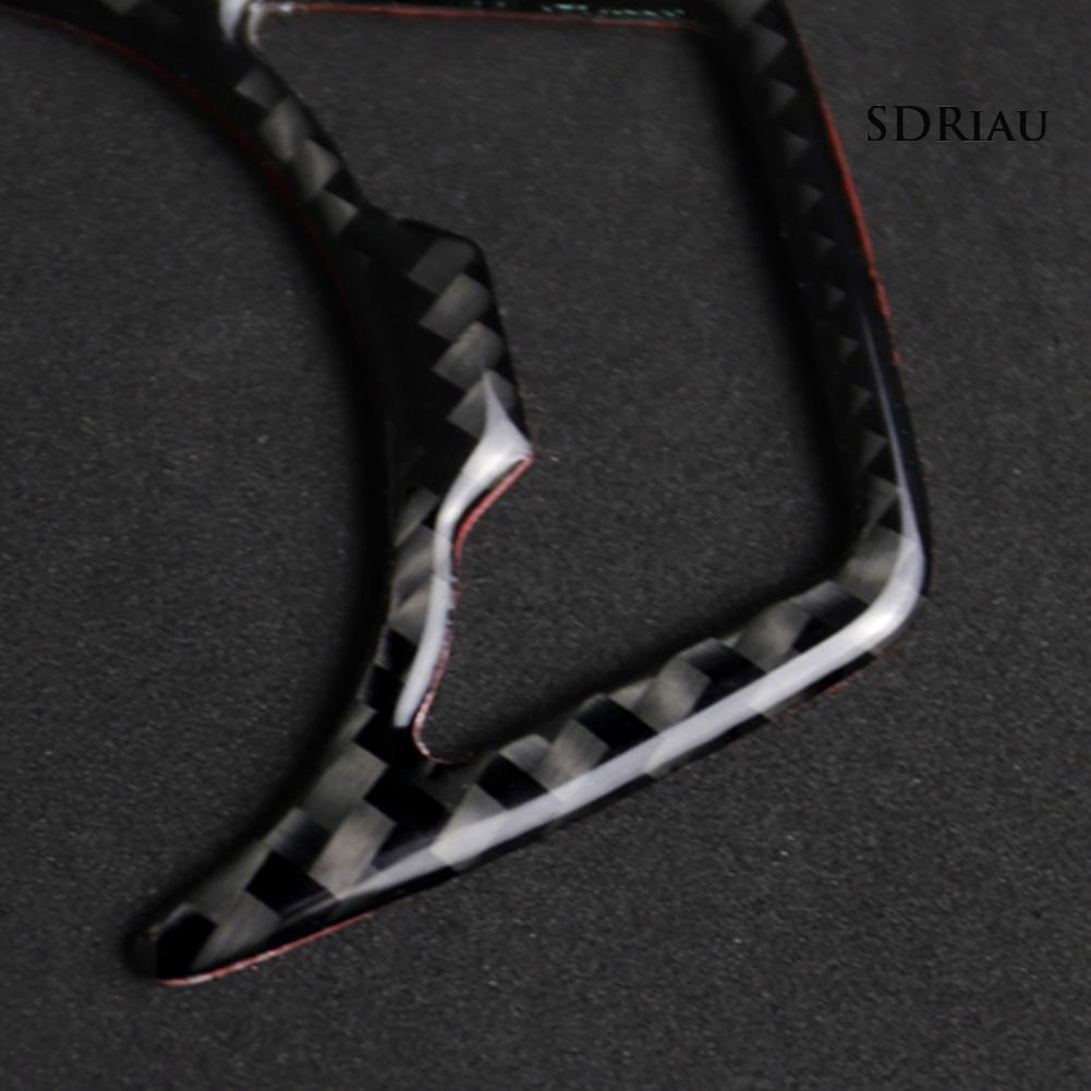 1 Cặp Sticker Sợi Carbon Dán Đèn Pha Xe Hơi Ford Mustang 2015-2019