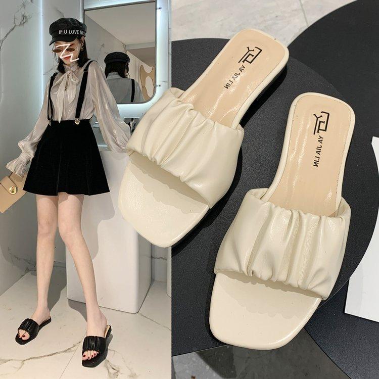 Dép quai ngang phong cách Hàn Quốc sành điệu cho nữ