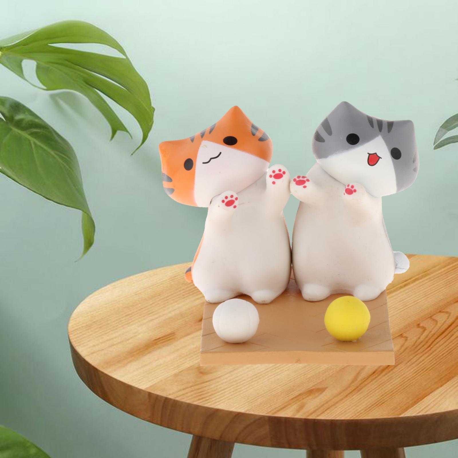 2x Cute Phone Holder PVC Desk Cellphone Tablets Stand for Friends Family