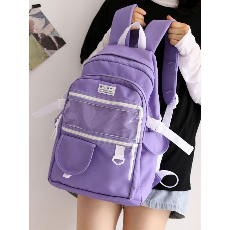 MIX PLASTIC BACKPACK + 2 PIN
