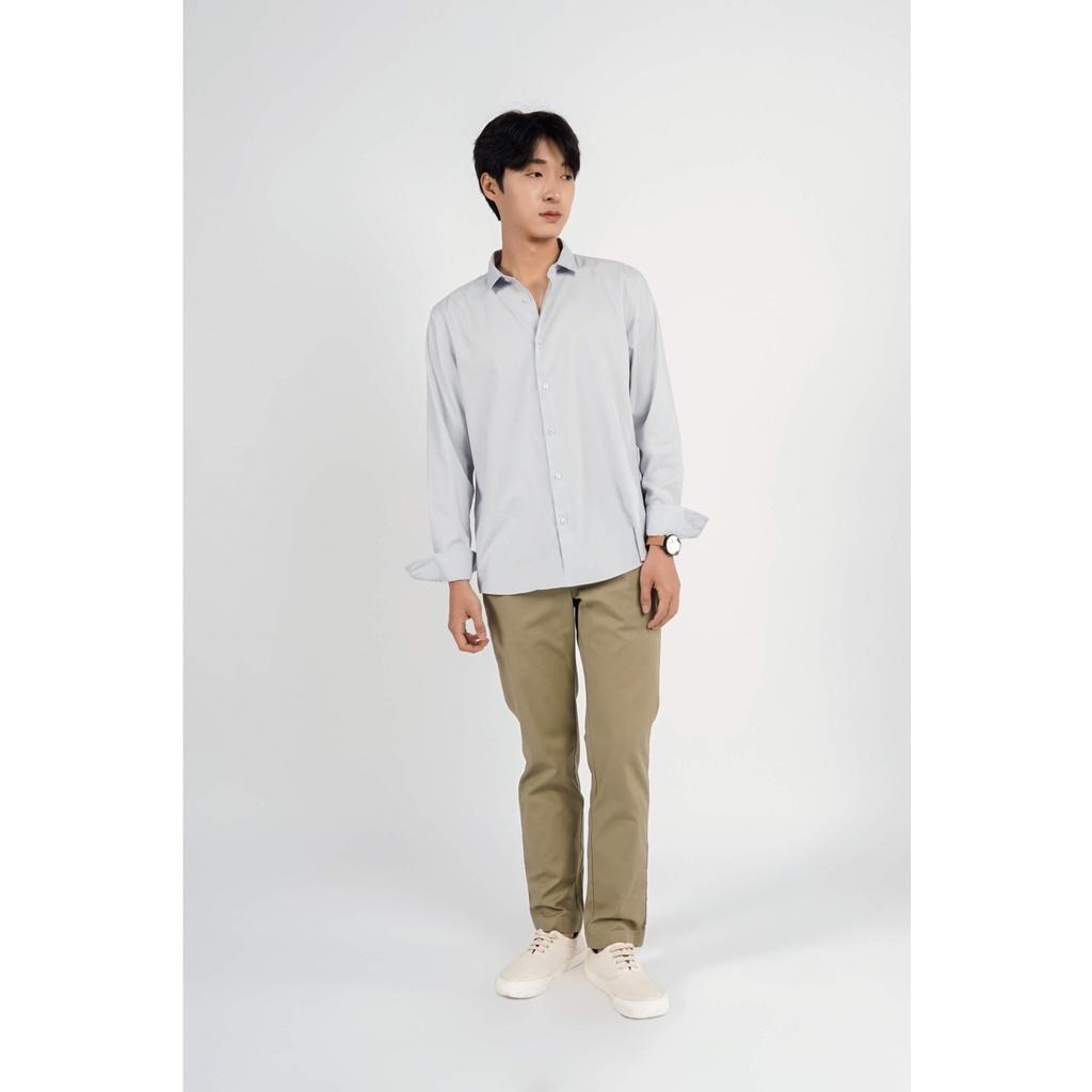 Áo sơ mi nam tay dài vải Bamboo cao cấp form Fitted (3 màu) 10F21SHL018 | LASTORE MENSWEAR