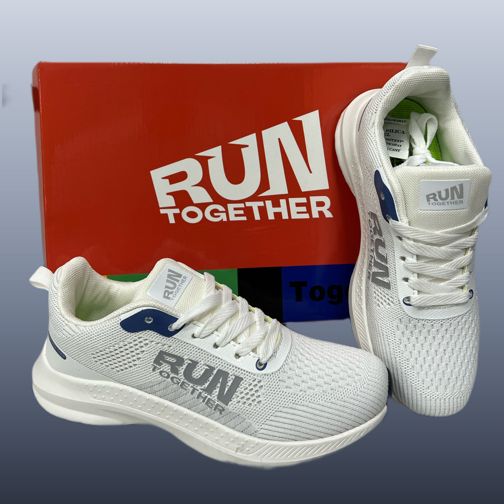 Giày Sneaker Thể Thao Thời Trang - Run Together RT05 - Màu: Trắng