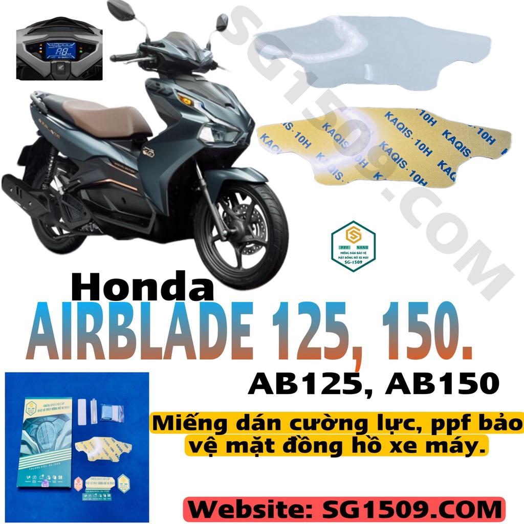 PPF AIRBLADE 160, AB125, AIR BLADE 150, AB160 | miếng dán ppf cường lực bảo vệ mặt đồng hồ xe honda Airblade, BAO DA