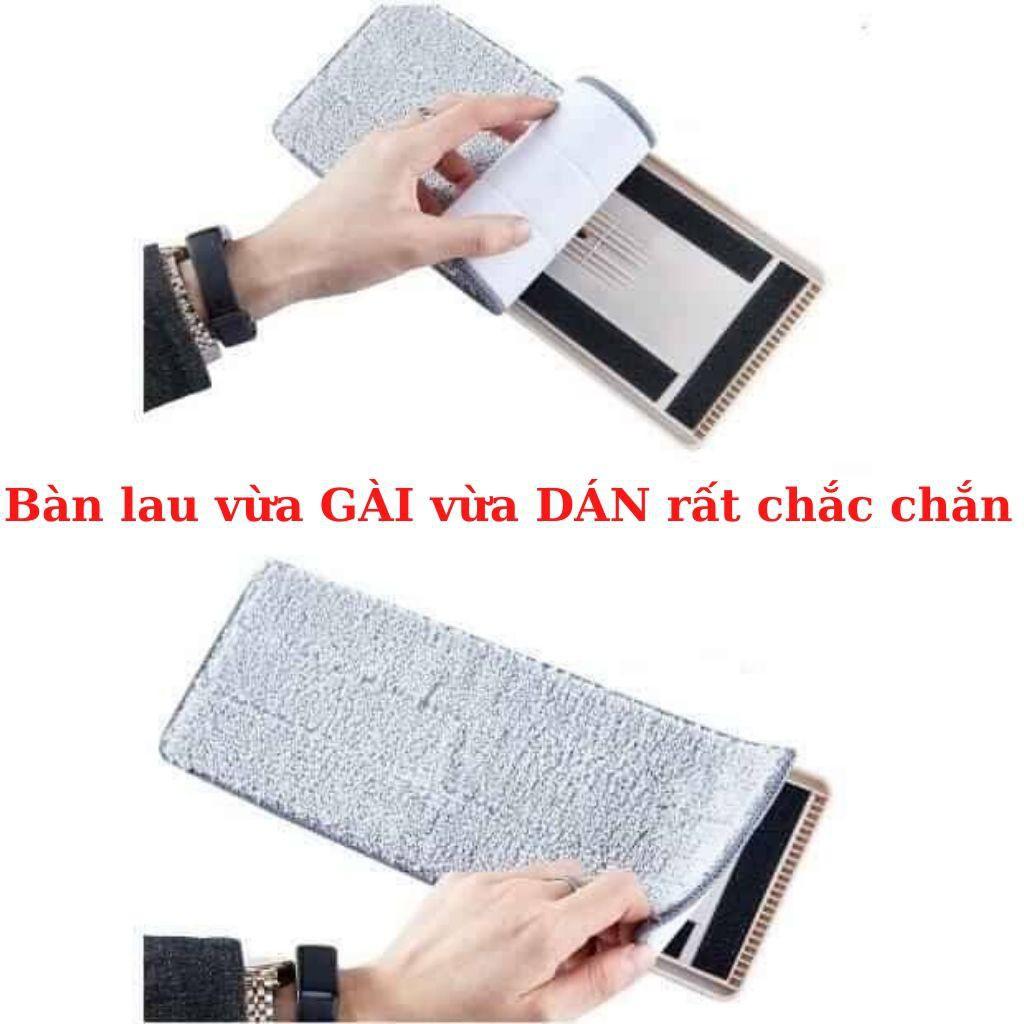 Loại To Bộ Chổi Lau Nhà Cây Lau Nhà Tự Vắt 360 Độ Chính Hãng Cao Cấp Tặng Kèm 2 Bông Lau