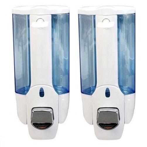 Bộ 2 Hộp đựng nước rửa tay xà phòng treo tường nhấn một bình