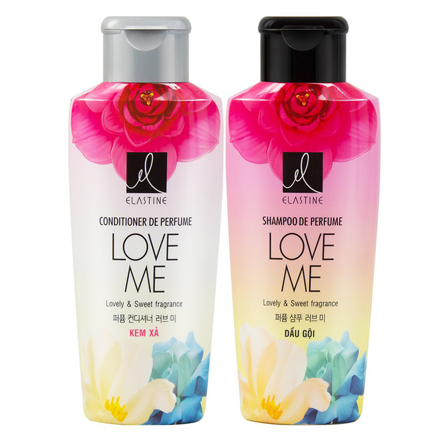 Combo Gội Xả Nước Hoa Elastine De Perfume Love Me (170ml)