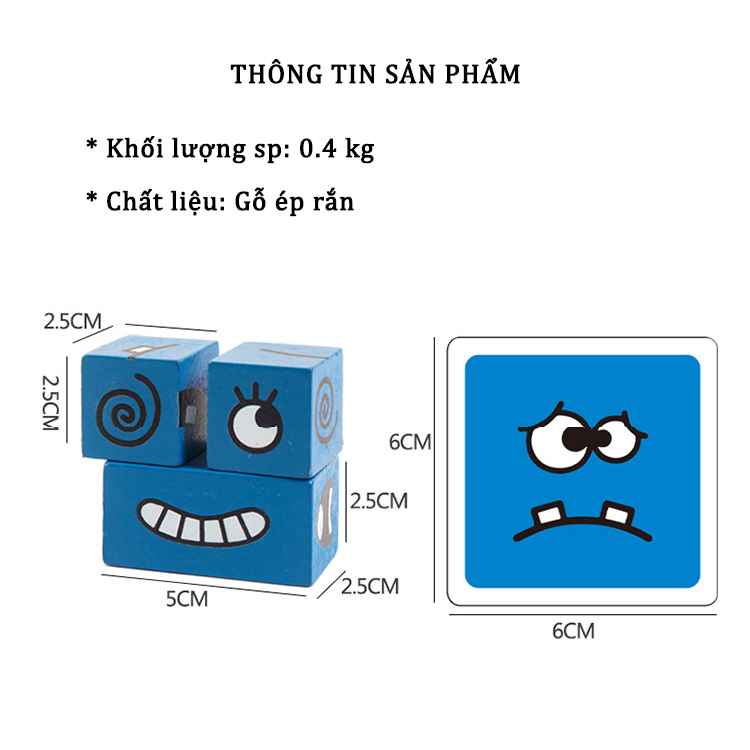 Đồ chơi Rubik thay đổi cảm xúc - Trò chơi rèn luyện sự nhanh tay nhanh mắt cho bé