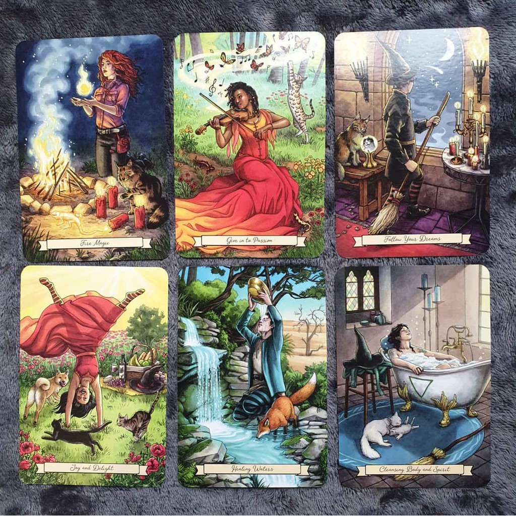 Bộ Bài Bói Tarot Everyday Witch Oracle Card Deck Cao Cấp Đẹp