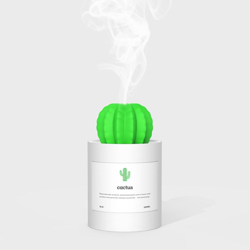 280Ml USB Máy Tạo Độ Ẩm Không Khí Xương Rồng Thời Gian Xông Tinh Dầu Khuếch Tán Phun Sương Tạo Phun Sương Tạo Ẩm Hình Ếch Con Mini Hương Thơm Khuếch Tán Với Đèn Ban Đêm Cho Gia Đình xe Ô Tô
