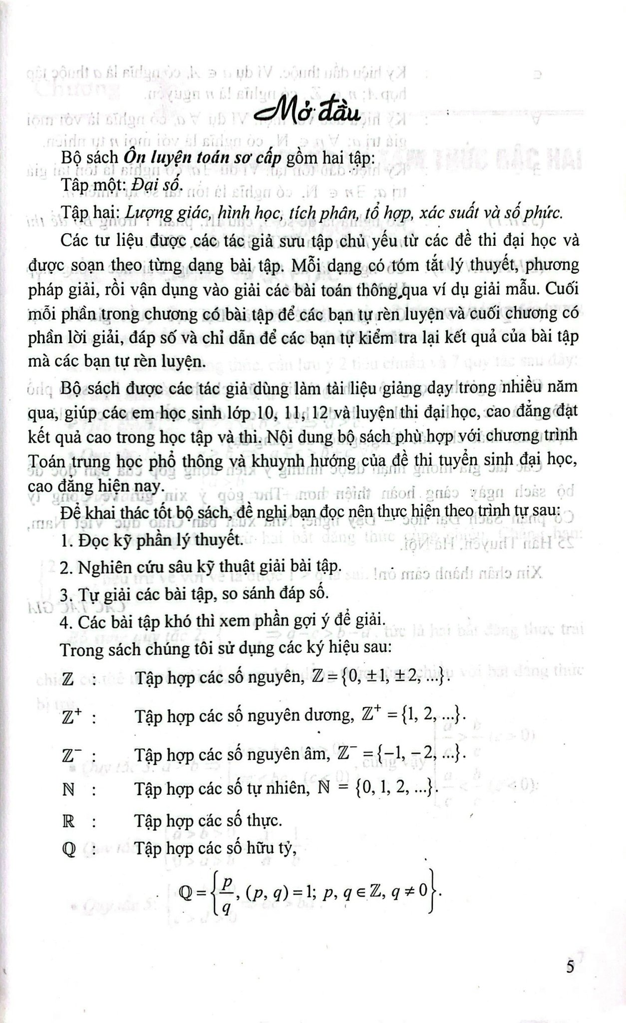 Ôn Luyện Toán Sơ Cấp Tập 1 - Đại Số