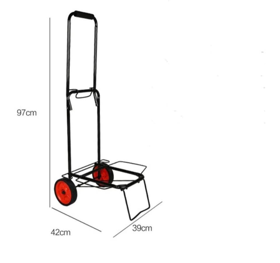 Xe Kéo Đi Chợ Gấp Gọn - Sơn tĩnh điện