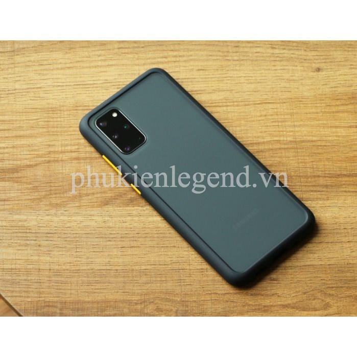 Ốp lưng trong nhám viền màu chống sốc cho SamSung Galaxy S20 FE